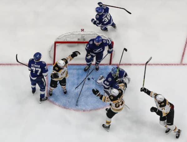 The Lightning entered Monday night’s game against the Bruins at Amalie Arena riding a four-game win streak. 