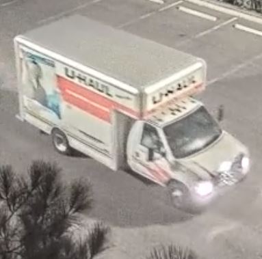 Tampa Police Detectives are working to identify two suspects who stole over $1,000 worth of welding cable and fled in a U-Haul with a walrus on the side.