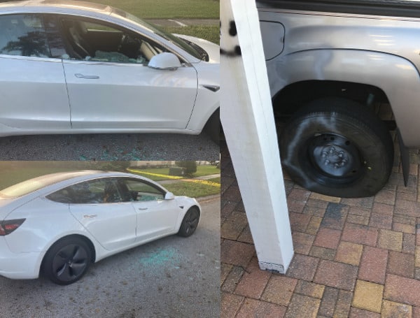 Clearwater Police detectives have made two arrests in three cases of criminal mischief that occurred last weekend, where vehicles were damaged and hate speech was used with spray paint.