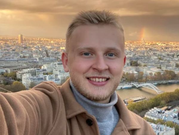 A United States college student who was reported missing while studying abroad in France has been reunited with his mother and is heading back to the United States, authorities said Saturday.