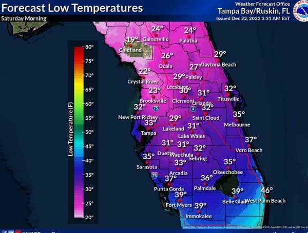  Hernando County Emergency Management is monitoring the potential for cold weather Friday night into Saturday morning, and Saturday night into Sunday morning. 