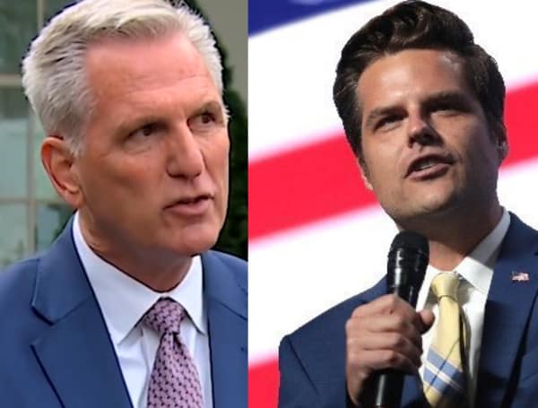 Kevin McCarthy and Rep. Matt Gaetz