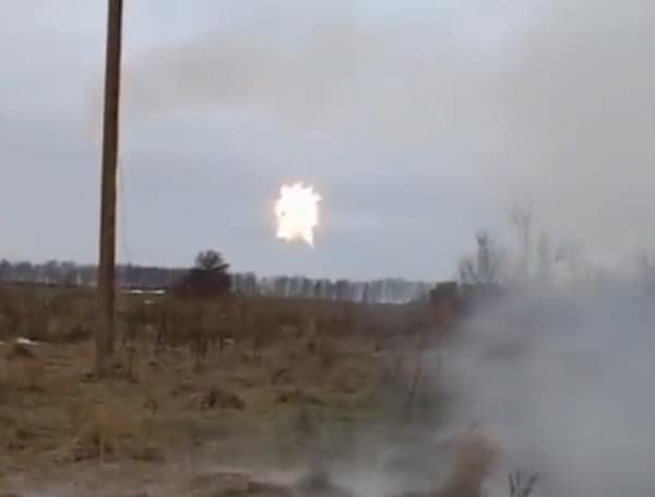 On December 29, Russia once again bombarded Ukraine with cruise missiles. Video of one of these missiles being shot down. Glory to Ukraine!