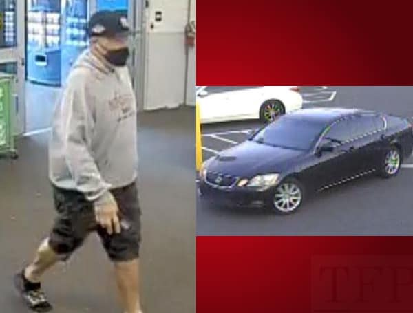 Police in Winter Haven are searching for a man who they say strolls into Walmart and steals baseball cards.