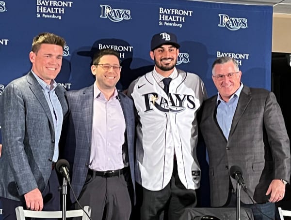 The Rays added to their already talented starting rotation, and for Elfin, it's a chance of a lifetime to come with his fast-growing family and pitch for what he considers his hometown team.