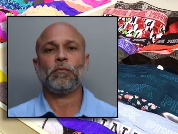 A Florida man is accused of swiping nearly 200 pairs of women's underwear from two Victoria's Secret mall locations in Florida.
