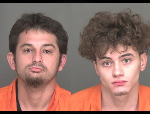 Two Florida men were arrested last and charged with a string of car burglaries as well as stealing the car they used during the crimes.