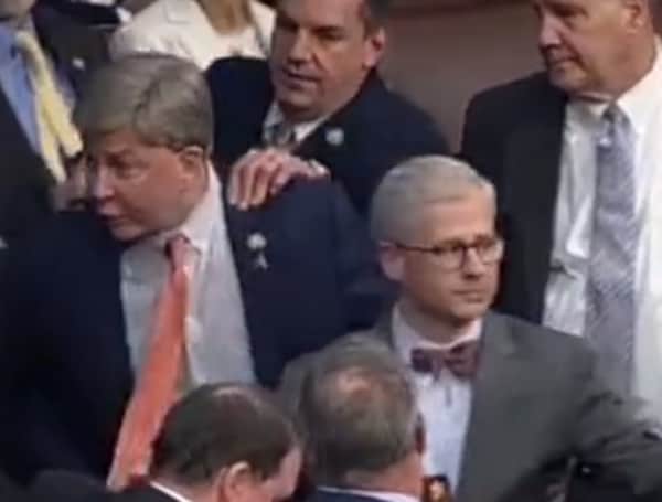 Alabama Republican Mike Rogers had to be restrained by his colleagues after lunging at Gaetz