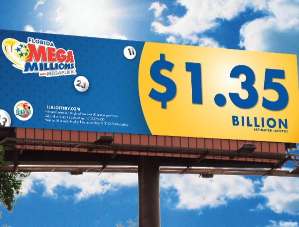 The MEGA MILLIONS® jackpot has rolled 24 times since the October 18, 2022, drawing, resulting in a $1.35 billion jackpot for tonight's drawing! If won, it would be the second-largest jackpot in the game's history. 
