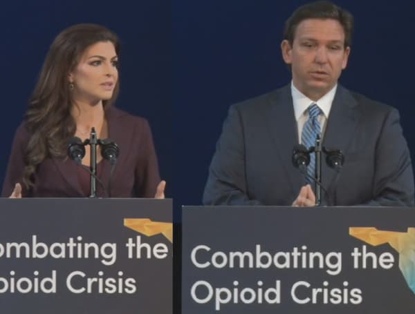 First Lady Casey DeSantis joined Governor Ron DeSantis to announce plans for the $205.7 million from the Opioid Settlement Agreement.