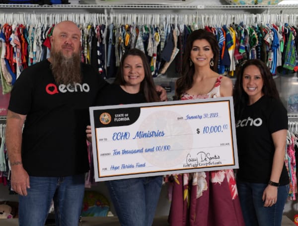 First Lady Casey DeSantis surprised five exceptional Polk County non-profit organizations with $10,000 each through the Hope Florida Fund. 