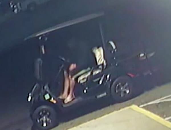 The Polk County Sheriff's Office is trying to identify the suspect involved in a golf cart theft in Fort Meade.