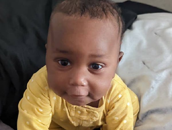 A Florida Amber Alert has been issued for 8-month-old Paradise Levy, last seen in the area of the 1300th block of Stonehill Way in Orange Park, Florida, who was last seen wearing a diaper: