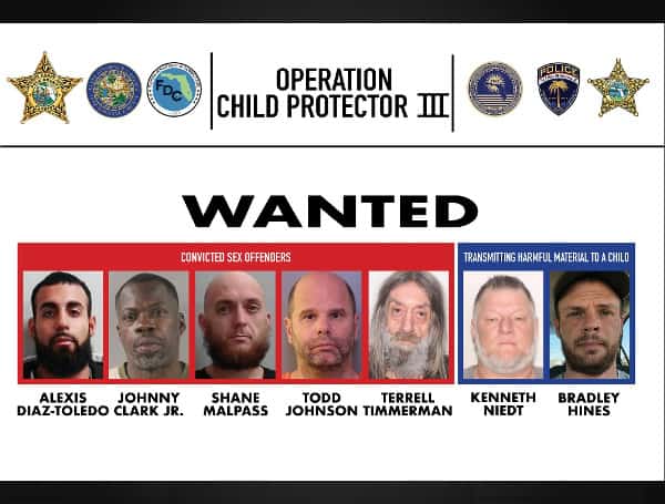 Polk County Sheriff's Office detectives arrested 30 suspects during a two-week-long investigation that focused on sexual predators who target children, convicted sexual predators, and offenders who are required to comply with Florida's registration laws, including current restrictions in place based on their status. 