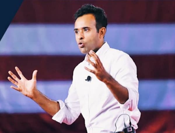 Republican presidential candidate Vivek Ramaswamy said that black Chicago residents supported border security efforts and that it was “a real opportunity” to show America First was for all Americans.