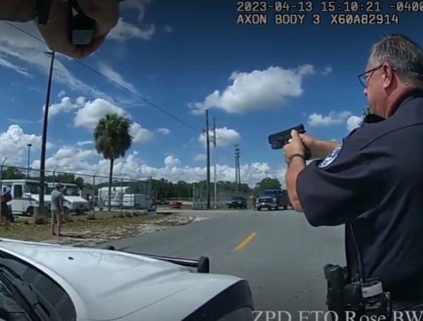 A 77-year-old Florida man is alive today due to the resolved actions of police officers in an armed confrontation that could have ended much worse.