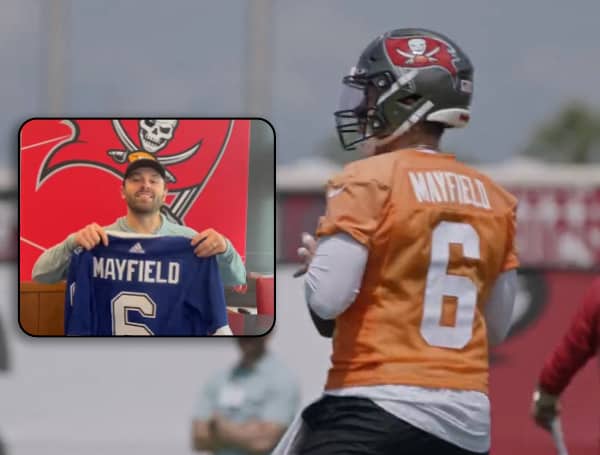 Buccaneers Baker Mayfield TAMPA, Fla. - New research has revealed the most influential players on each NFL team on social media. 