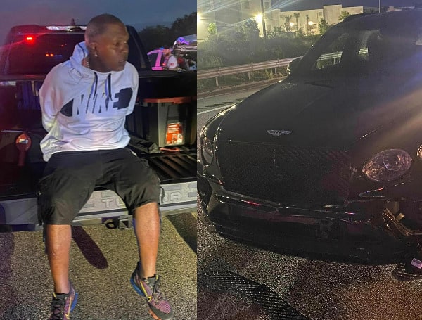 A Texas man who flew to Florida was arrested after stealing a $177K Bentley from a home and telling police he was going to make payments.