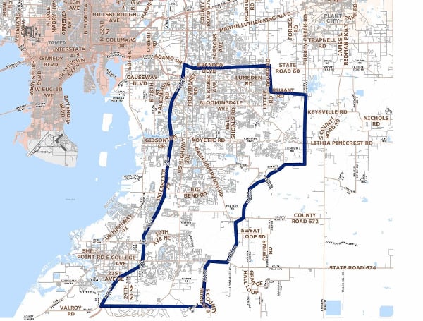 HILLSBOROUGH COUNTY, Fla. - Hillsborough County Water Resources has issued a precautionary boil water notice for customers in a large area of South-Central Hillsborough County.