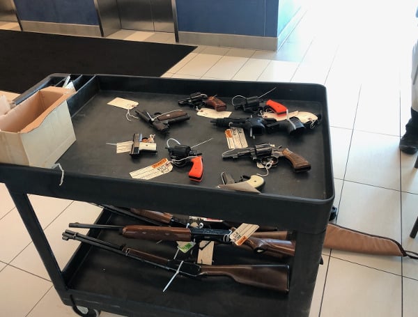 SARASOTA, Fla. - The Sarasota Police Department collected 30 firearms, including rifles, handguns, shotguns, and various types of ammunition, during the second Done with a Gun turn-in event held Saturday, May 13, 2023. 