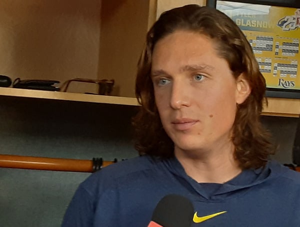 ST. PETERSBURG, Fla. – The way Tyler Glasnow threw during the first three innings Saturday against the Dodgers, one would have thought he was in the Rays’ rotation all along.