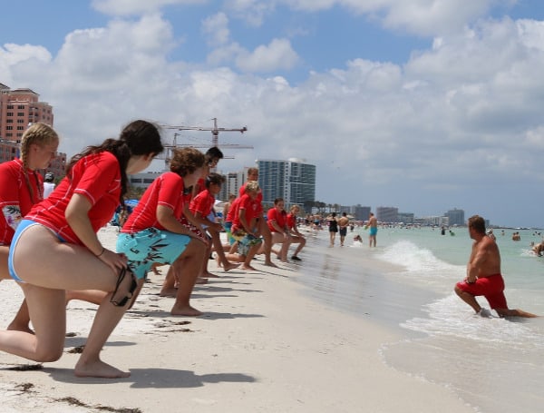 CLEARWATER, Fla. - Clearwater Fire & Rescue Department's beach lifeguards are conducting a summer camp this week for youngsters interested in learning more about what it takes to be a lifeguard.