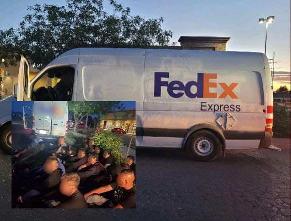 Mexican smugglers attempted to move a group of illegal migrants into the U.S. by using fake FedEx vans, according to U.S. Border Patrol.