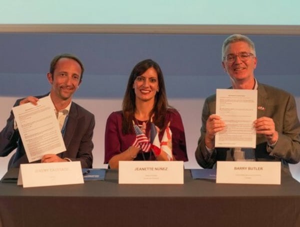 Florida Lieutenant Governor Jeanette Nuñez led Florida’s Strategic Business Meetings at the 2023 Paris Air Show.