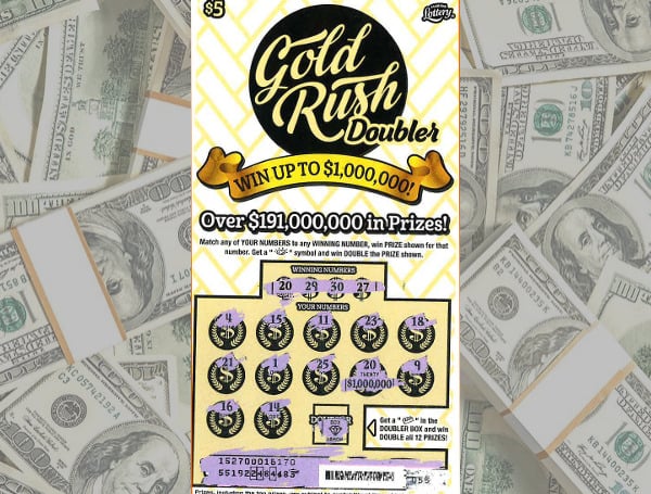 Florida man is first to win $1 million prize in new lottery scratch-off game