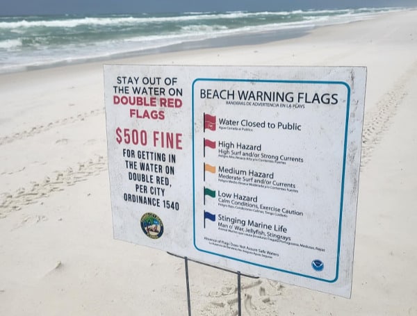 Double Flag Rip Current Florida