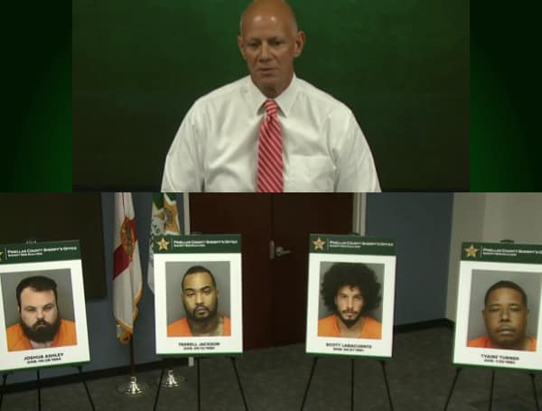 PINELLAS COUNTY, Fla - Pinellas County Sheriff's Office announced the arrest of four men in connection to the murder of 20-year-old Brent Alley during a robbery.