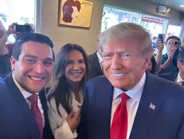 Former President Donald Trump spoke during a visit to a Miami-area café following his arraignment on Tuesday, thanking the city of Miami.