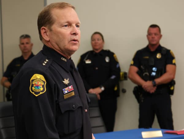CLEARWATER, Fla. - Eric Gandy was sworn in Monday afternoon as the 14th chief of police of the Clearwater Police Department.