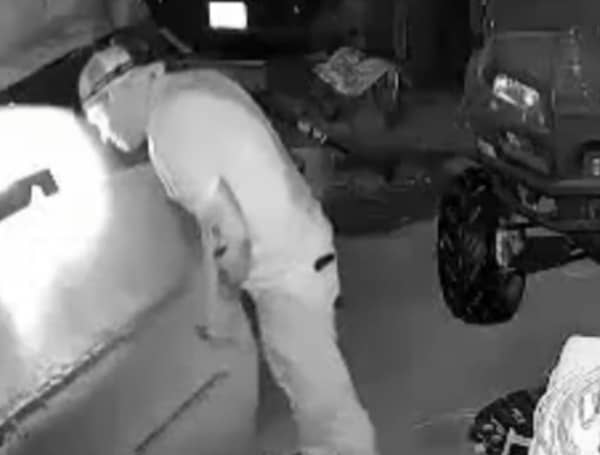 LAKELAND, Fla. - The Polk County Sheriff's Office is investigating a burglary that occurred in a garage-style structure in the Knights Station Road area in Lakeland on Wednesday, July 5th, at around 3:00 a.m.
