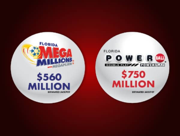 The jackpots for the Powerball and Mega Millions draw games continue to rise, reaching a combined total of more than $1.3 billion!