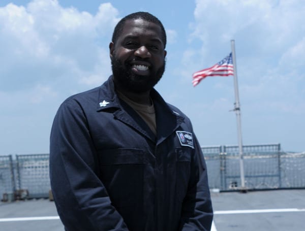 ST. PETERSBURG, Fla. - Petty Officer 1st Class Reginald Jordan, a native of St. Petersburg, Florida, serves aboard one of the country’s most versatile combat ships, USS St. Louis, operating out of Mayport, Florida.