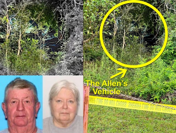 HERNANDO COUNTY, Fla; - Missing Endangered Adults Albert and Cynthia Allen were located early Thursday morning deceased in their vehicle off of Powell Road in Brooksville, according to deputies.