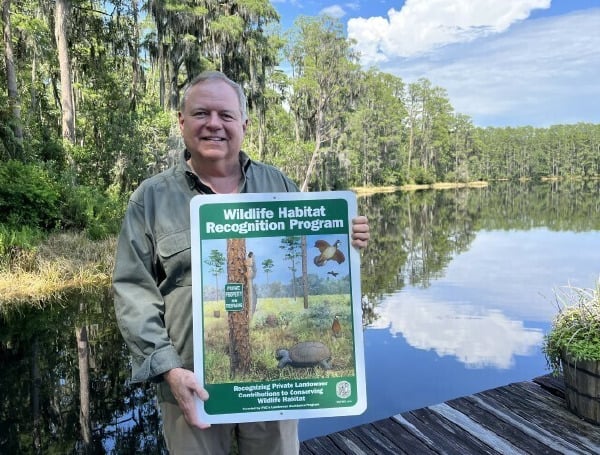PASCO COUNTY, Fla. - The Florida Fish and Wildlife Conservation Commission (FWC) recently recognized the outstanding wildlife habitat management efforts of private landowner Jake English of Pasco County.