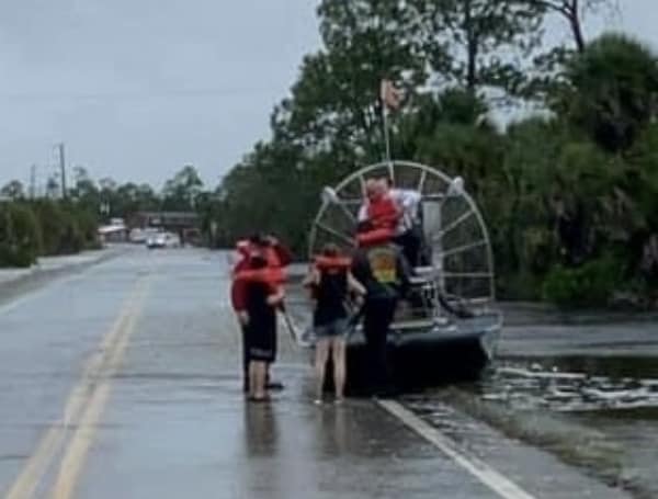 HERNANDO COUNTY, Fla - Hernando County Fire Rescue Special Operations rescued a mother and her son from storm surge during Hurricane Idalia.