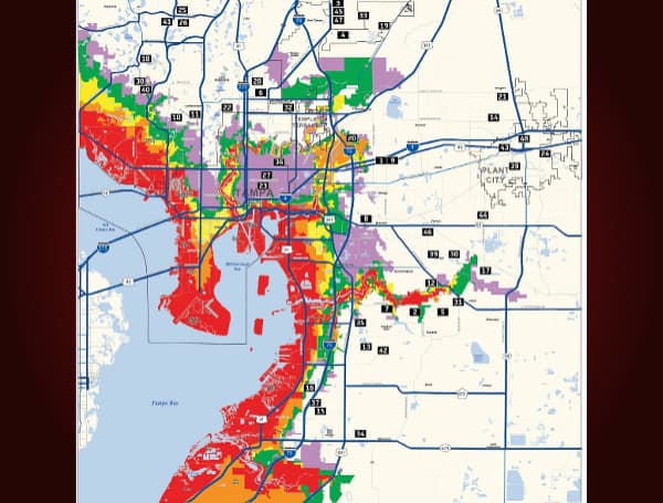 HILLSBOROUGH COUNTY, Fla. - Hillsborough County has issued a mandatory evacuation order for Evacuation Zone A, as well as those in mobile and manufactured homes and residents in low-lying areas prone to flooding, beginning at 2 p.m. today, Monday, Aug. 28. 