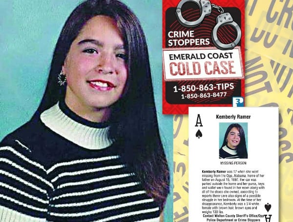 The Walton County Sheriff's Office, Florida, continues working with the Opp Police Department in Alabama on the whereabouts of a teenager who disappeared on August 15, 1997. 