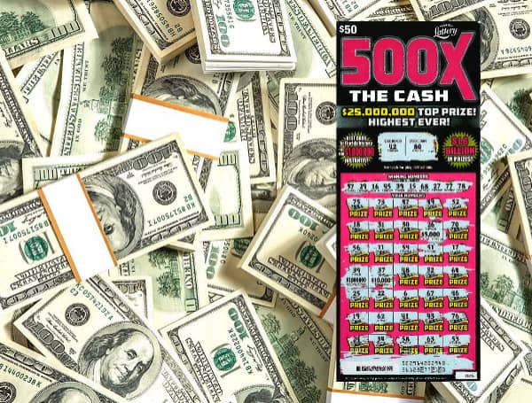 The Florida Lottery announced Wednesday that Amelia Agosto, 69, of Miami, claimed a $1 million prize from the 500X THE CASH Scratch-Off game at the Lottery’s Miami District Office.