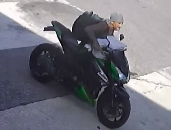 PASCO COUNTY, Fla. - Pasco Sheriff's deputies need your help in identifying a suspect who stole a motorcycle from a business parking lot.
