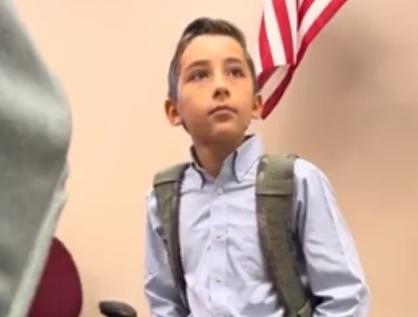 Democratic Gov. Jared Polis of Colorado defended a schoolboy Tuesday who was allegedly removed from a classroom in his state because of a Gadsden flag patch on his backpack.