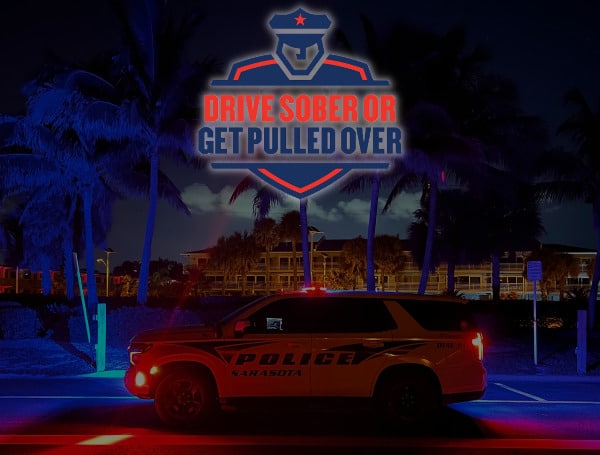 SARASOTA, Fla. - The Sarasota Police Department is again participating in the 'Drive Sober or Get Pulled Over' impaired driving awareness campaign, which runs from August 18 through September 4, 2023.