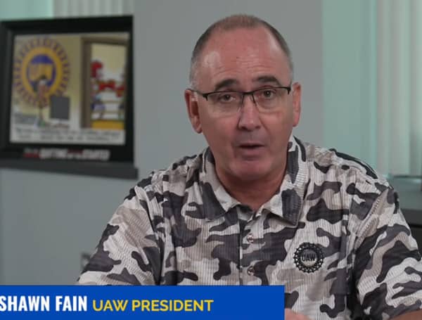 The United Auto Workers (UAW) President Shawn Fain