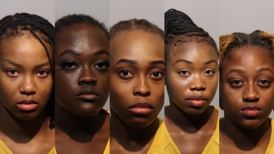 A brawl that broke out at Papa Bees, a wing joint in Central Florida, resulted in the arrest of five women.