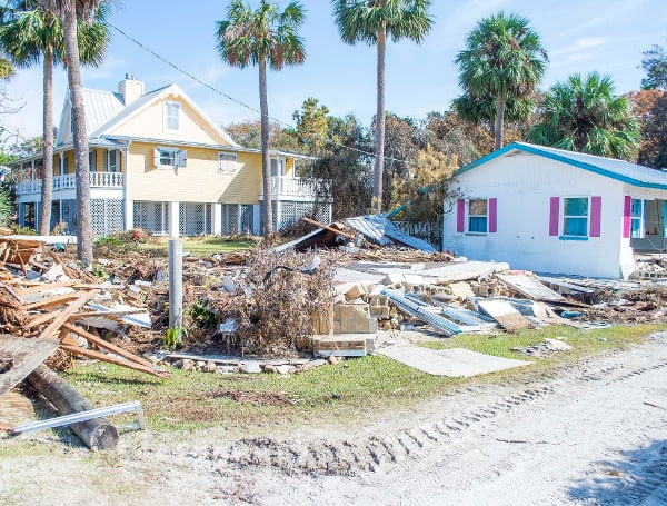 Hurricane Idalia Destruction In Cedar Key