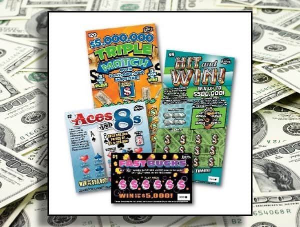 The Florida Lottery introduced Tuesday the newest $20 Scratch-Off game, $5,000,000 TRIPLE MATCH! This $20 ticket offers players three ways to play and three ways to win and features more than $447 million in total cash prizes including 26 prizes from $1 million to $5 million! The game’s overall odds of winning are 1-in-2.85.
