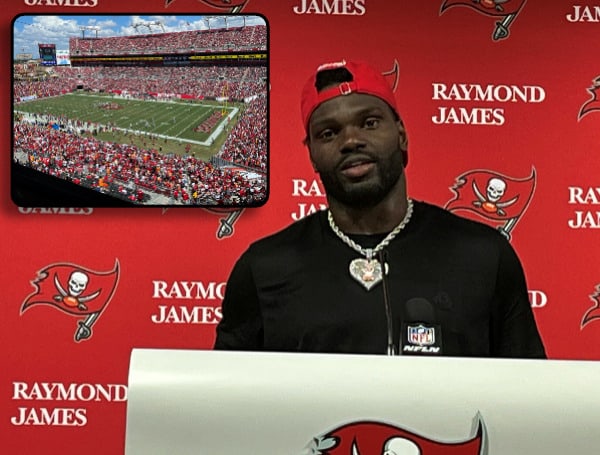 TAMPA, Fla. - There were many on the Bucs that stood out in their 27-17 win over the Chicago Bears but after all Bucs linebacker Shaq Barrett has been through it was fitting that Barrett comes up with the interception for a touchdown to close out the game.